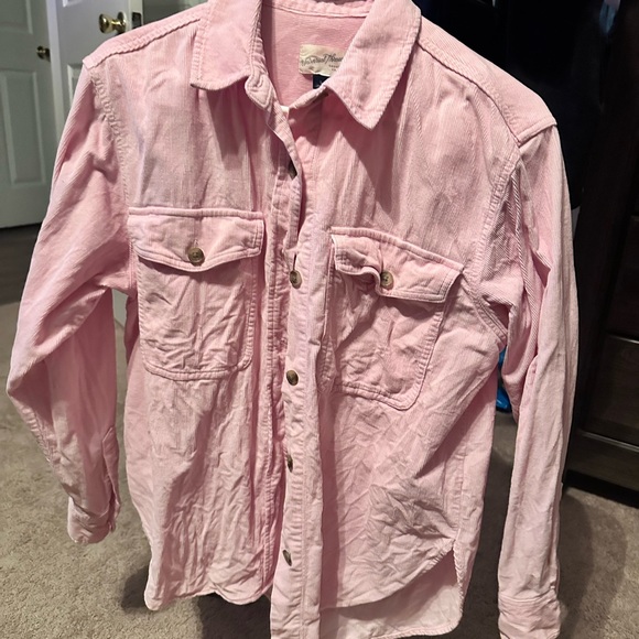 Universal Thread Light Pink Button-Up Jacket - Picture 3 of 4